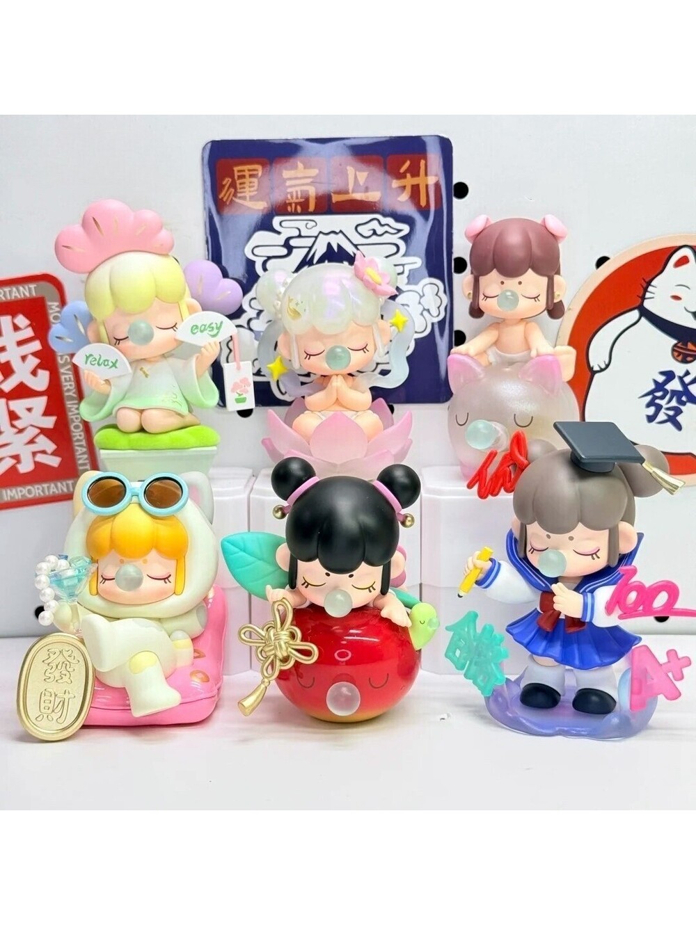 Rolife Nanci Best Wishes Series Blind Boxes Case of 6 New Sealed Chance @ Secret
